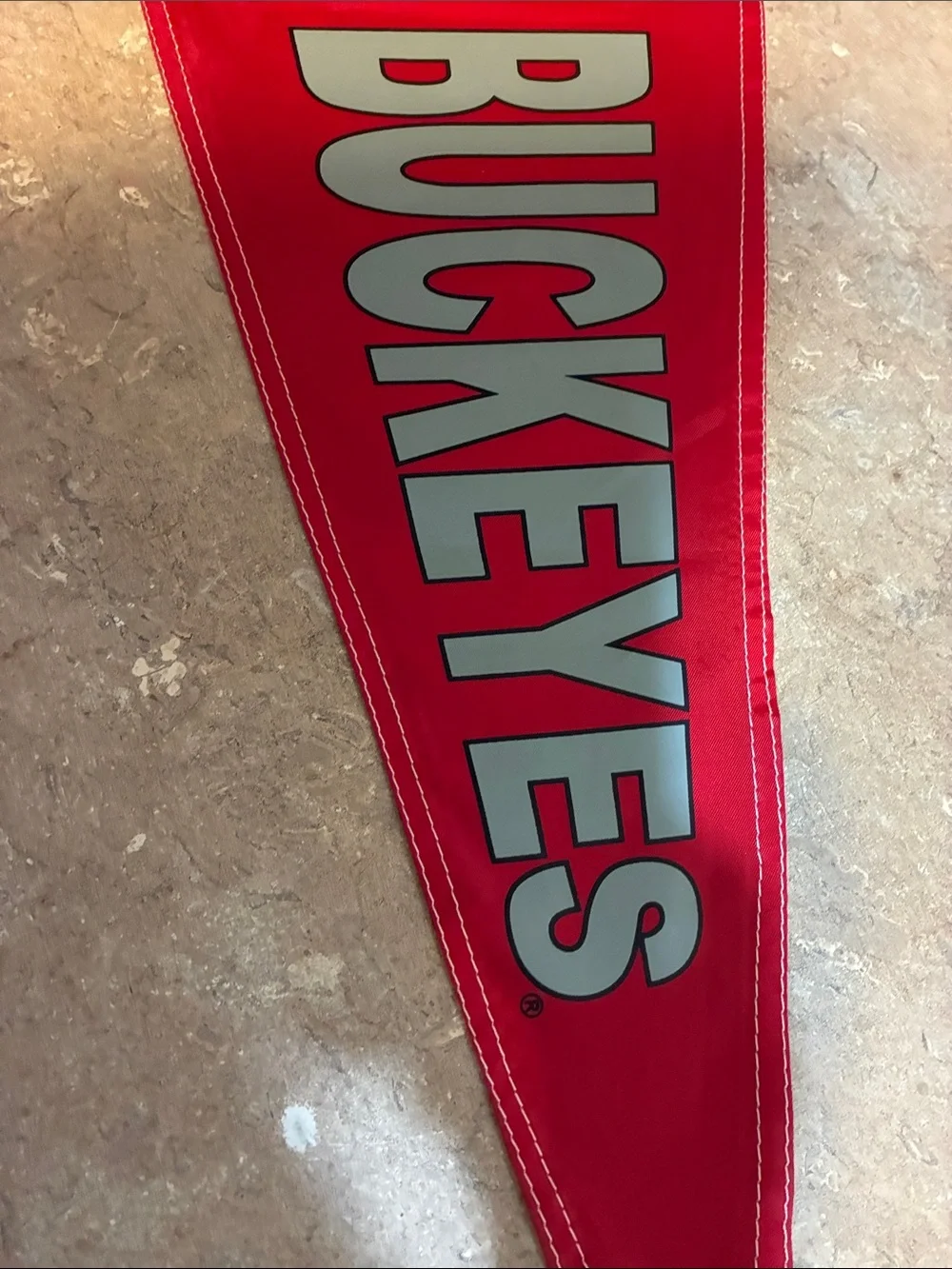 Ohio State Buckeyes Red Pennant
